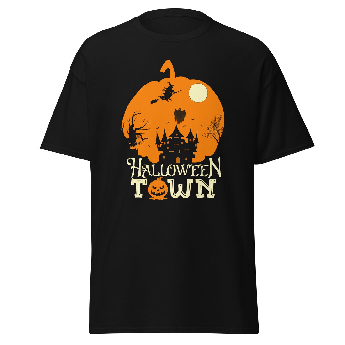 Descubre vibraciones espeluznantes - Camiseta HALLOWEEN TOWN