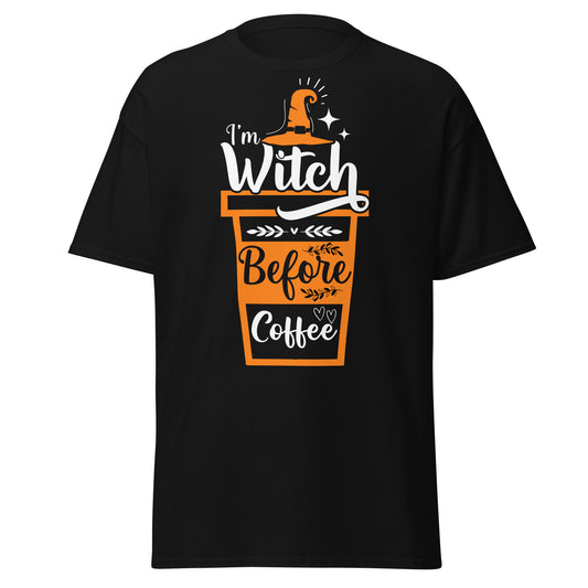 I'm a Witch Before Caffee, camiseta de estilo suave de Halloween