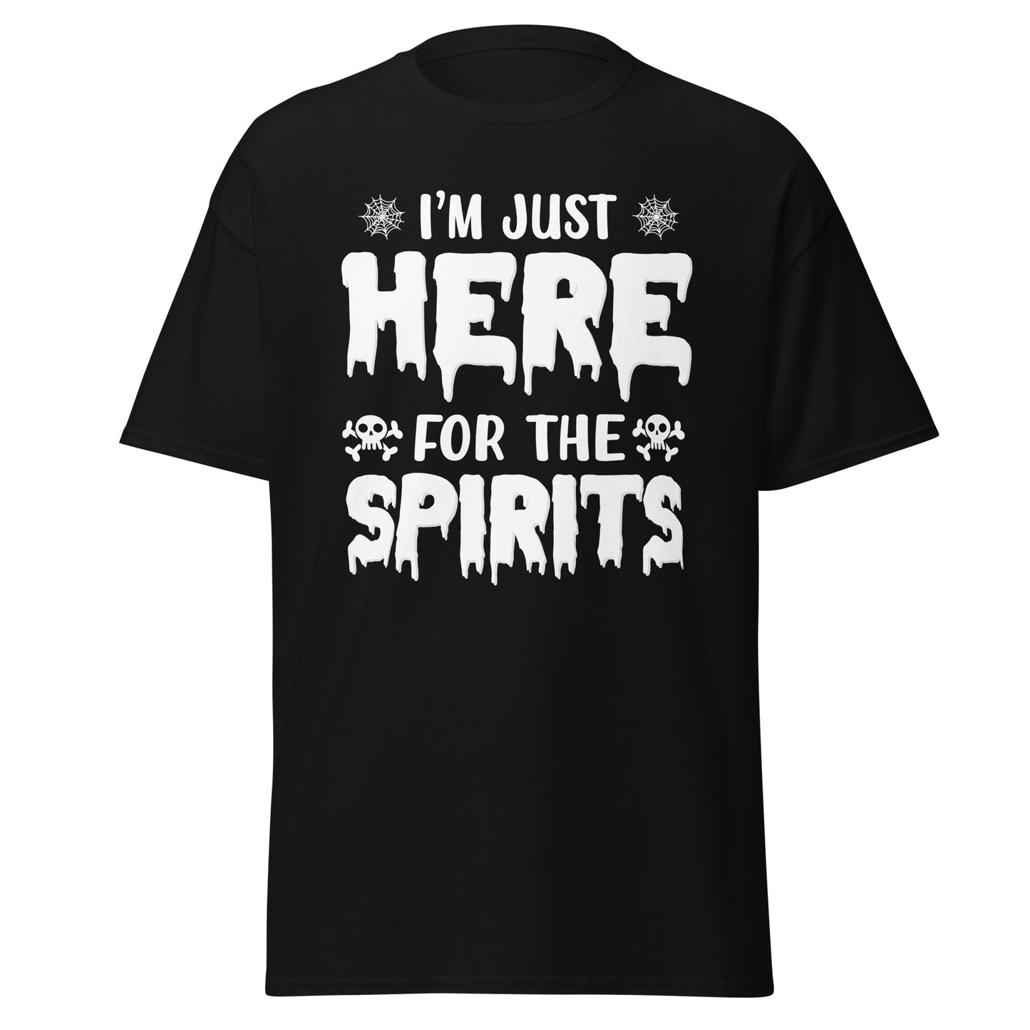 I'm just here White , Halloween Soft Style T-Shirt