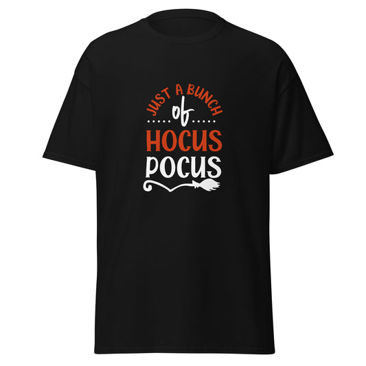 Just a Bunch of Hocus Pocus, camiseta de algodón pesado de estilo suave con diseño de Halloween