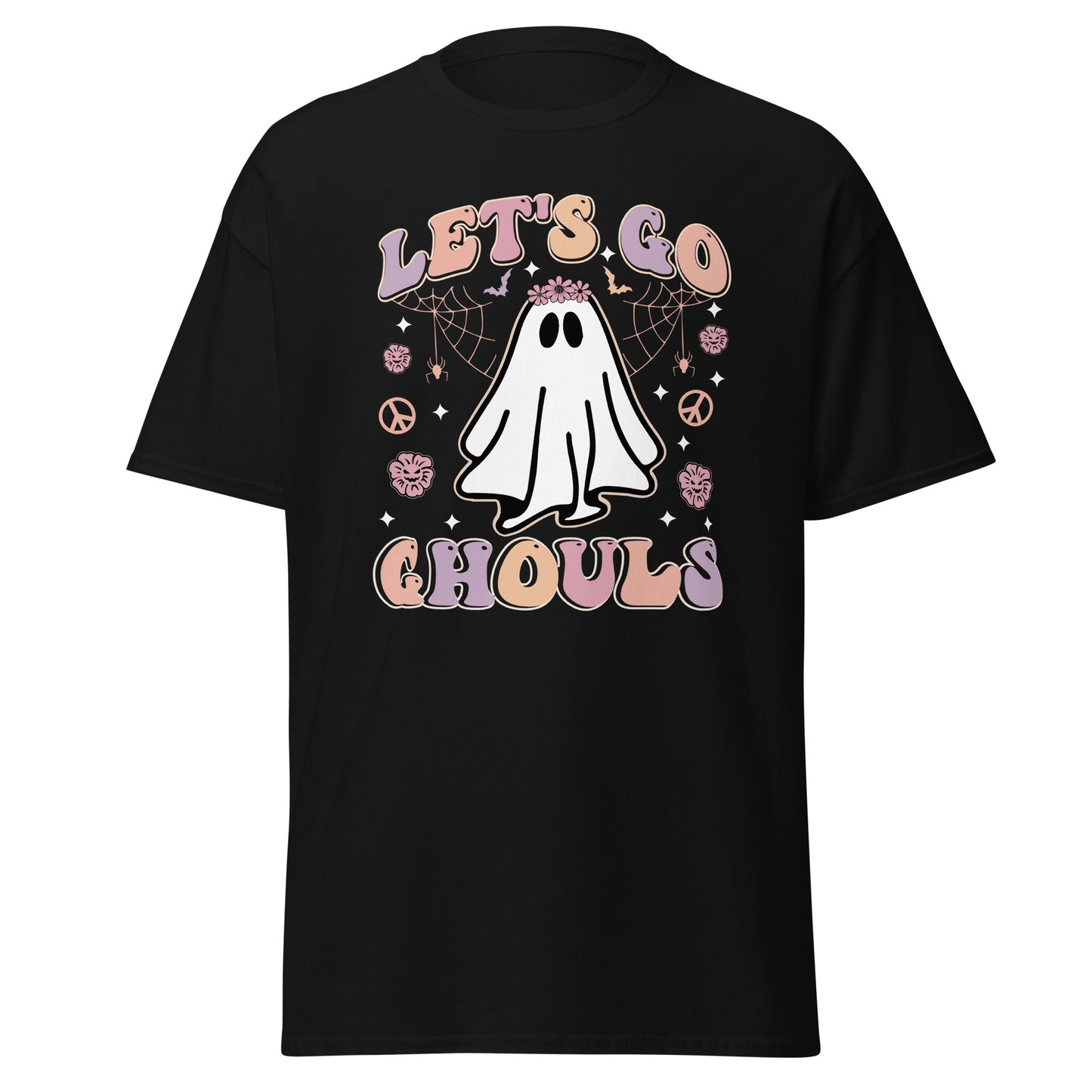 Lets Go Ghouls , Halloween Design Soft Style Heavy Cotton T-Shirt