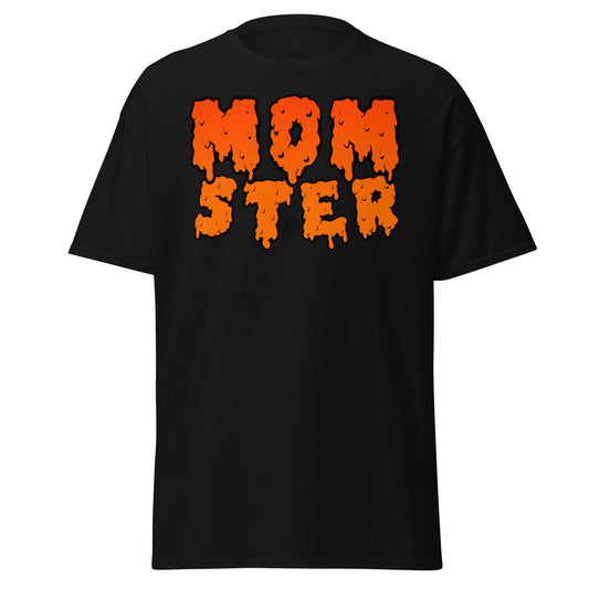 Momster, camiseta de algodón pesado de estilo suave con diseño de Halloween