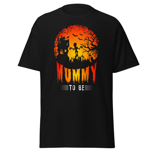 Mummy To Be , Halloween Design Soft Style Heavy Cotton T-Shirt