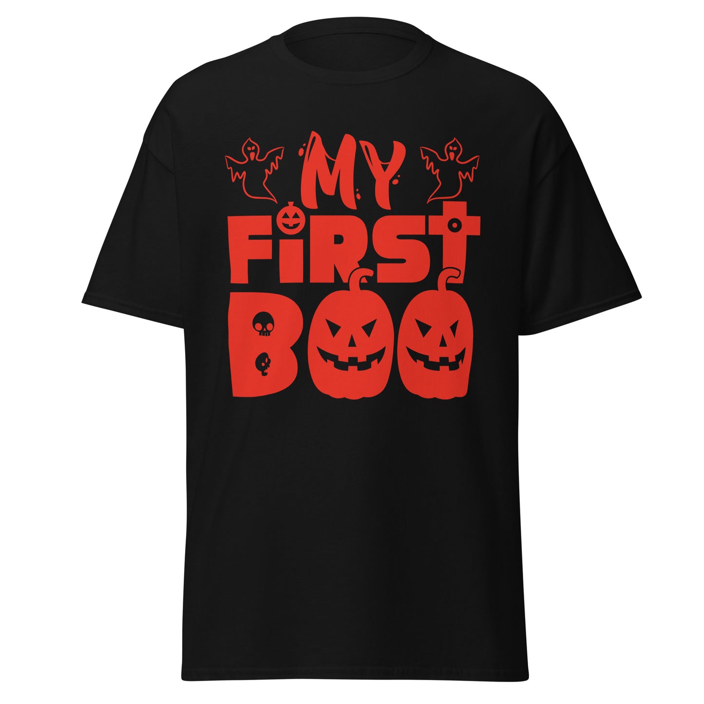 My First Boo , Halloween Design Soft Style Heavy Cotton T-Shirt