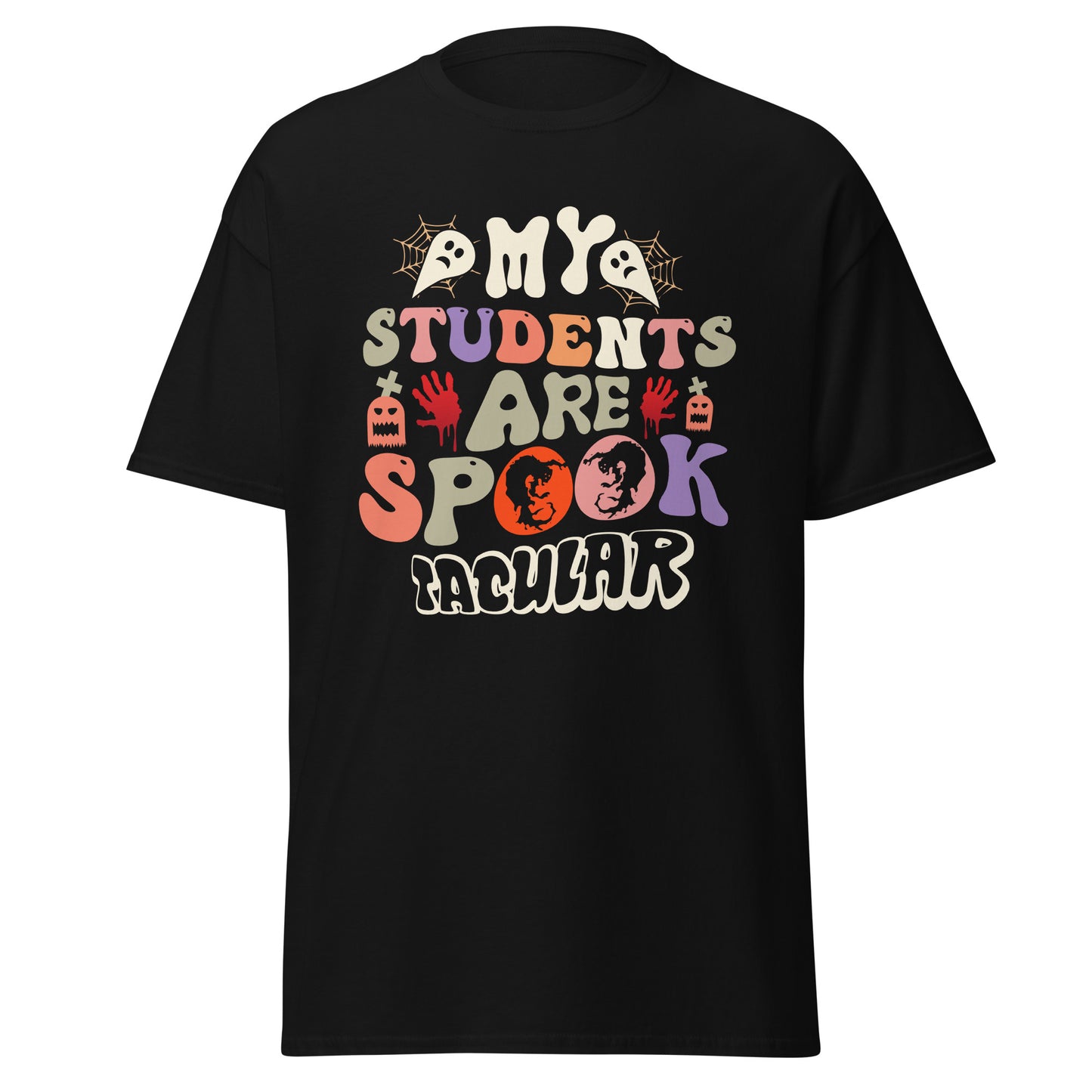 My Students Are Spook Tacular, weiches T-Shirt aus schwerer Baumwolle im Halloween-Design