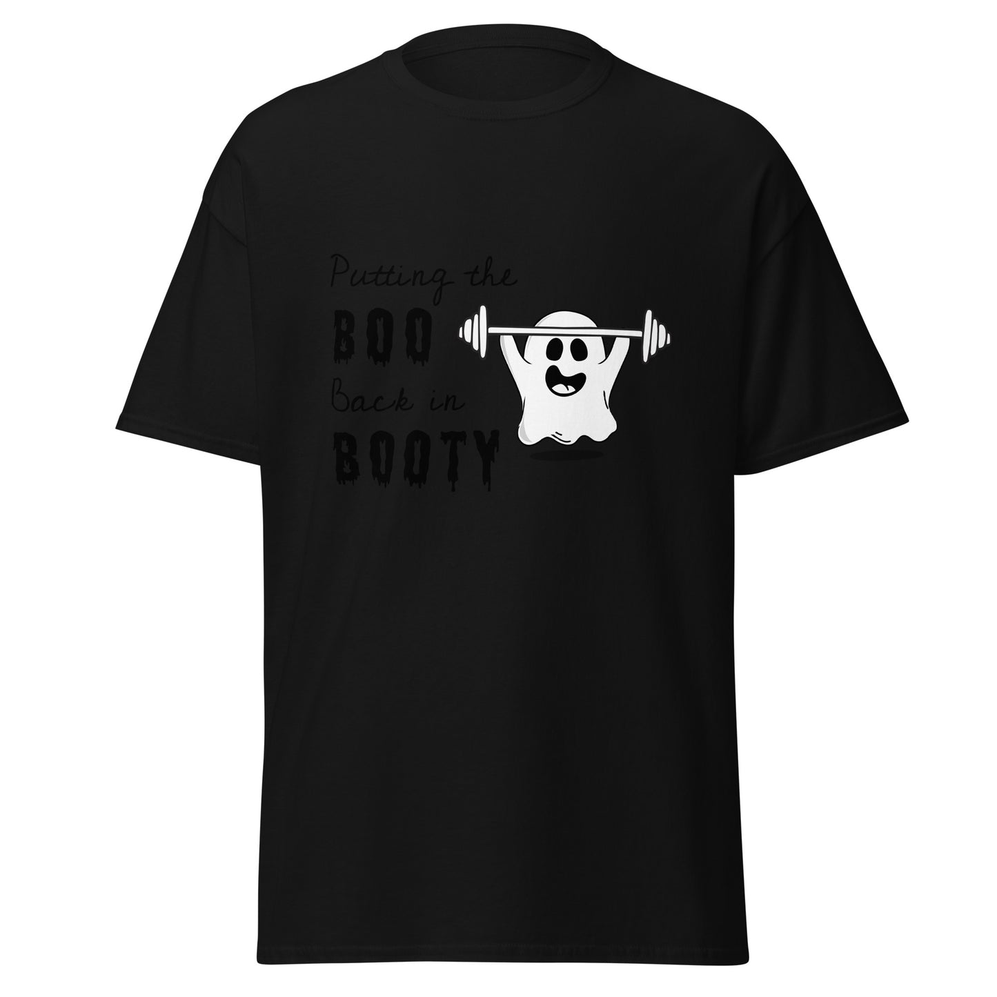 Putting The Boo Back In Booty, camiseta de algodón pesado de estilo suave con diseño de Halloween