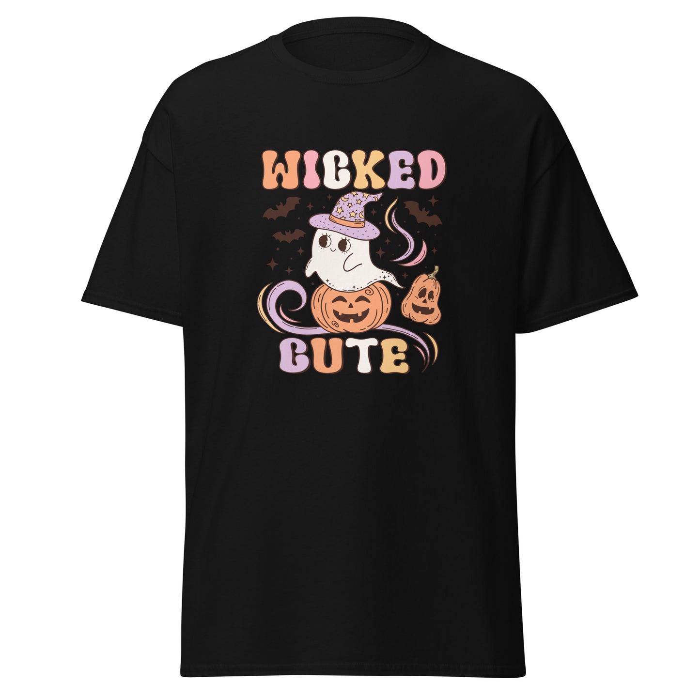 Wicked Cute, Halloween-Design, weicher Stil, schweres Baumwoll-T-Shirt