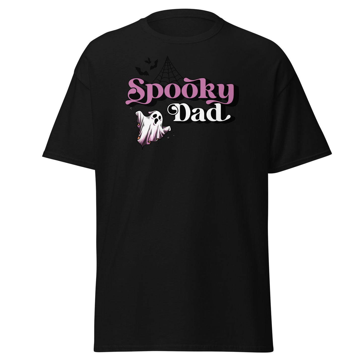 SPOOKY Dad , Halloween Design Soft Style Heavy Cotton T-Shirt