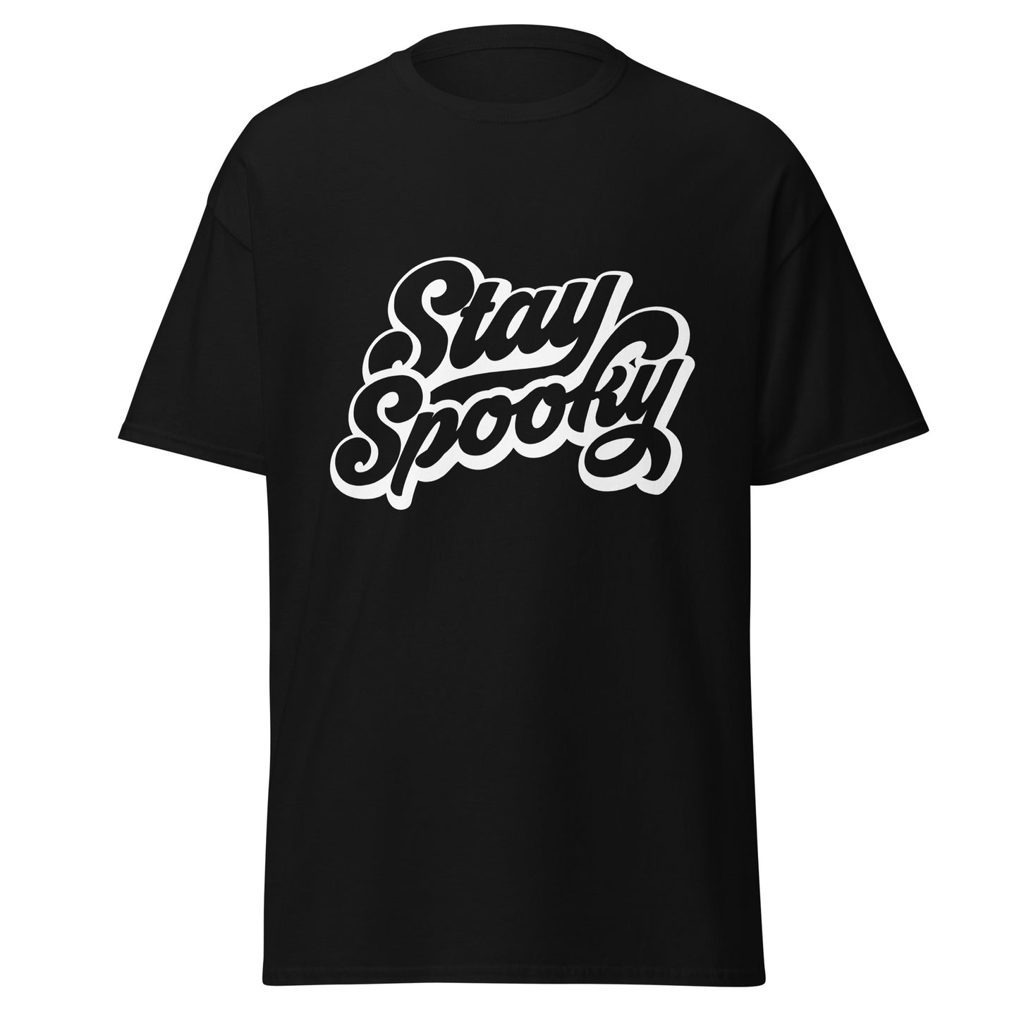 Stay Spooky, camiseta de algodón pesado de estilo suave con diseño de Halloween