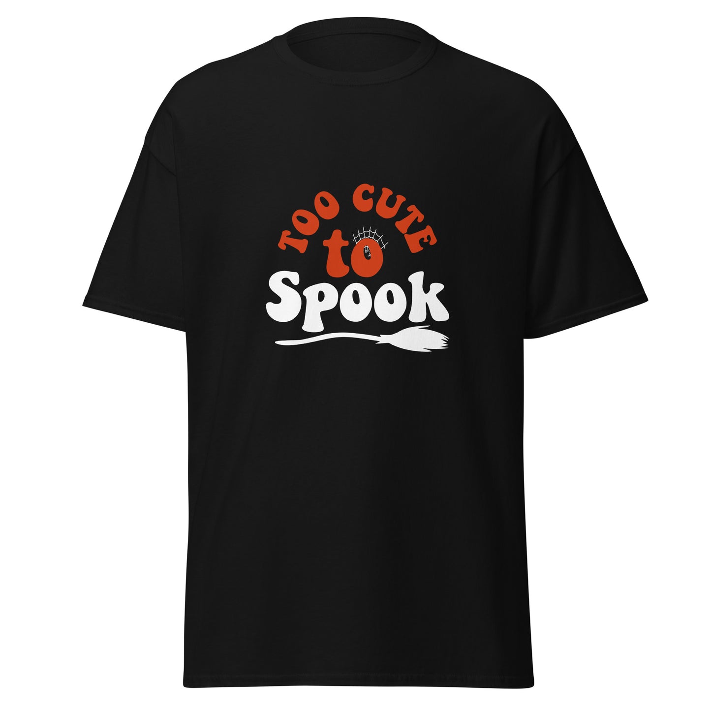 Demasiado lindo para asustar, camiseta de algodón pesado de estilo suave con diseño de Halloween