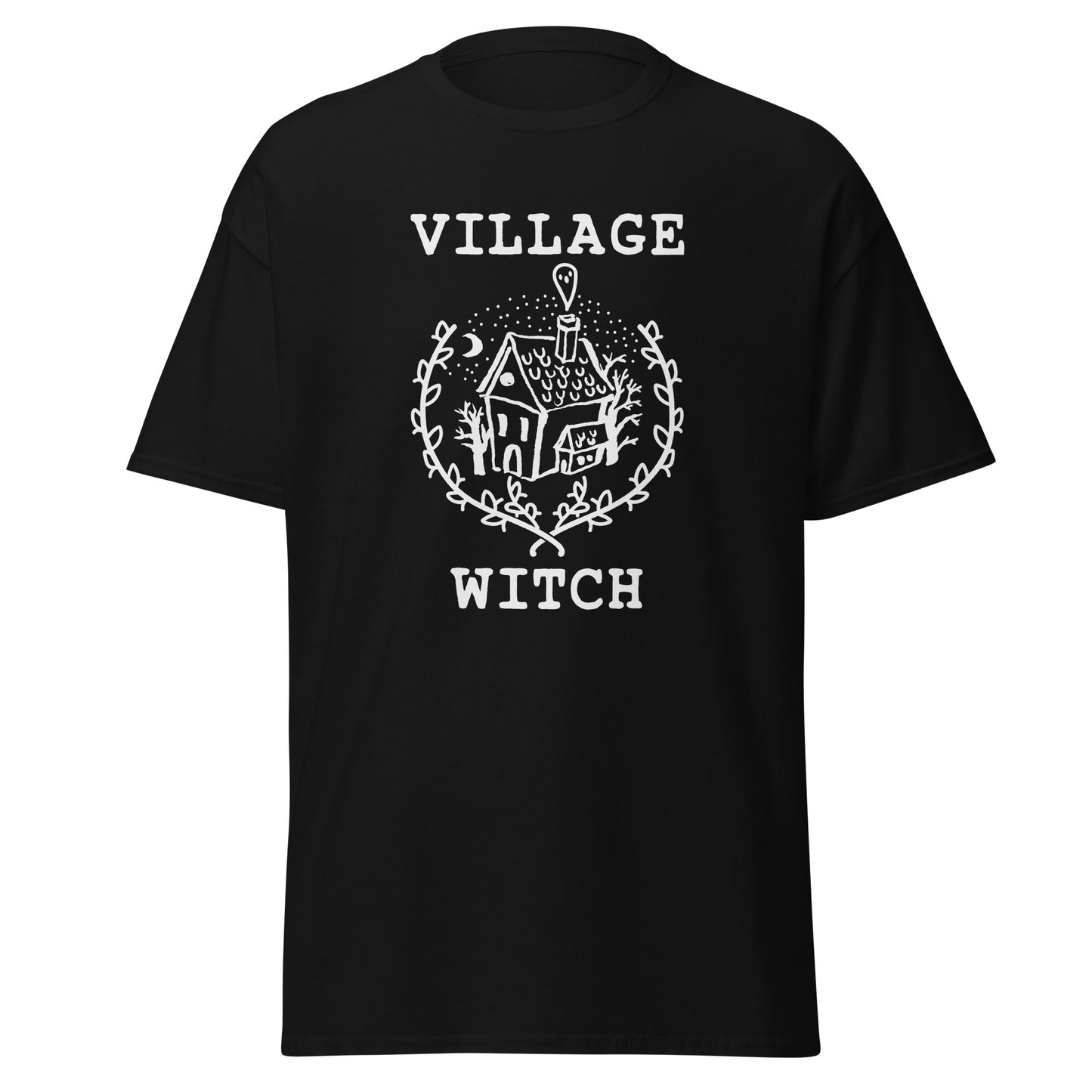 Village Witch , Halloween Design Soft Style Heavy Cotton T-Shirt