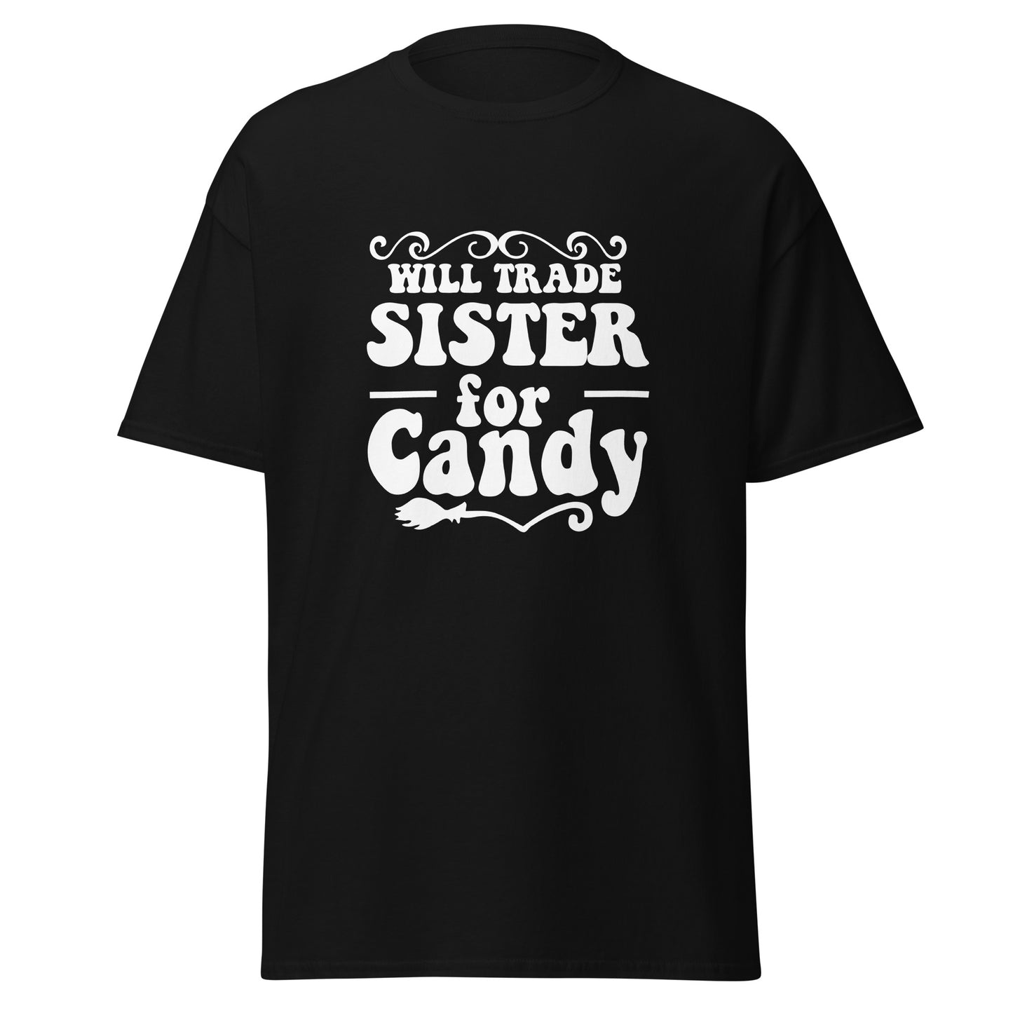 Will Trade Sister For Candy , Halloween Design Soft Style Heavy Cotton T-Shirt