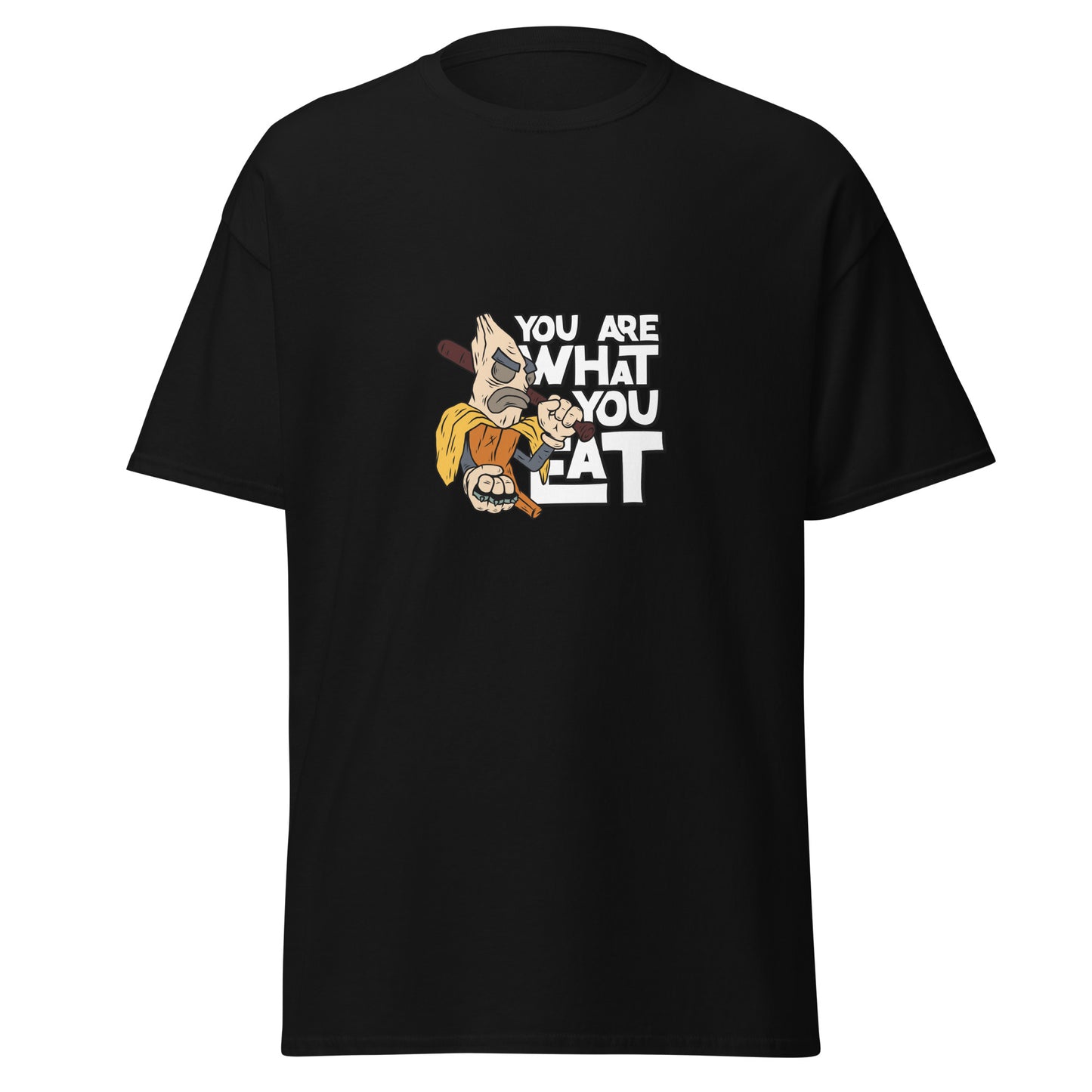 You Are What You Eat , Halloween Design Soft Style Heavy Cotton T-Shirt