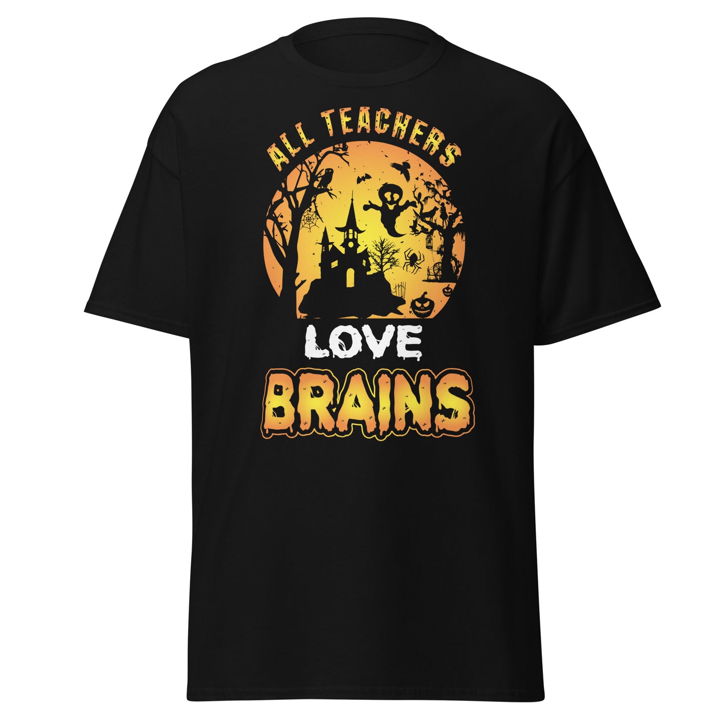 Brains & Passion: Teacher's Halloween Tee 🎃