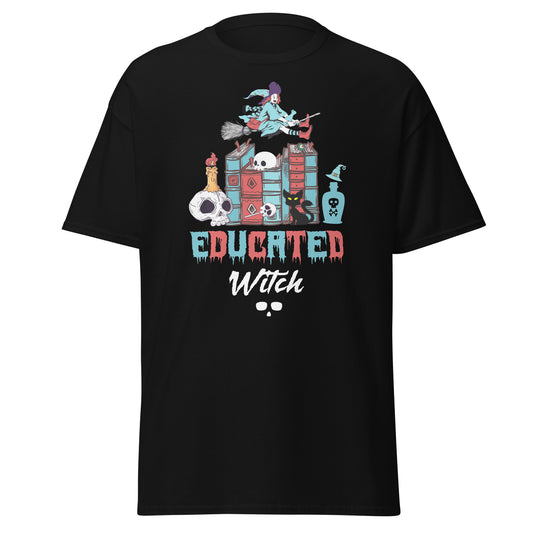 Books & Educated Witch' Chic Halloween Tee