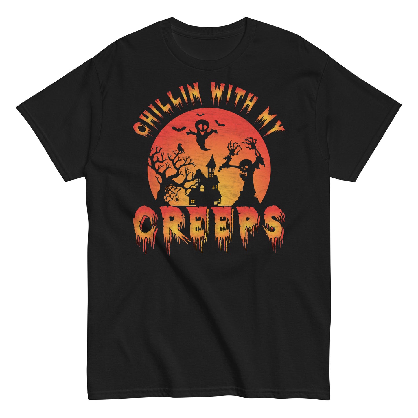 Chillin' with My Creeps: Halloween Soft Tee