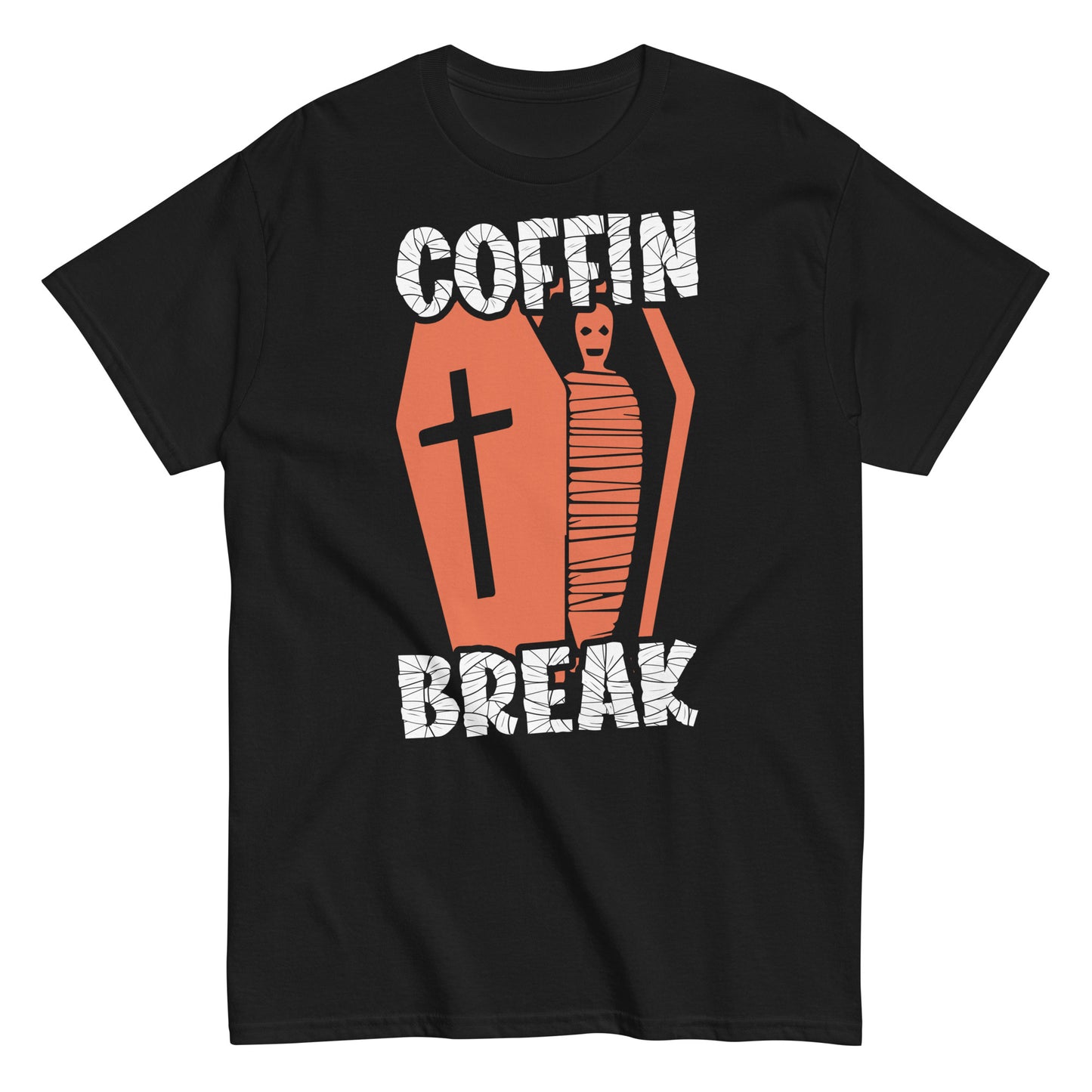 Coffin Break: Halloween Soft Tee 🧛🎃