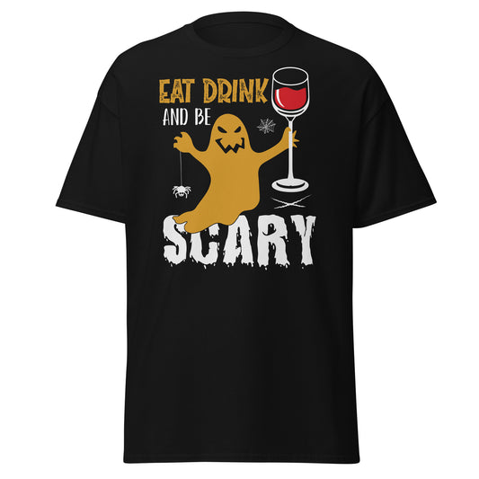 Festive Vibes: Halloween Eat Drink And Be Scary Graphic Tee