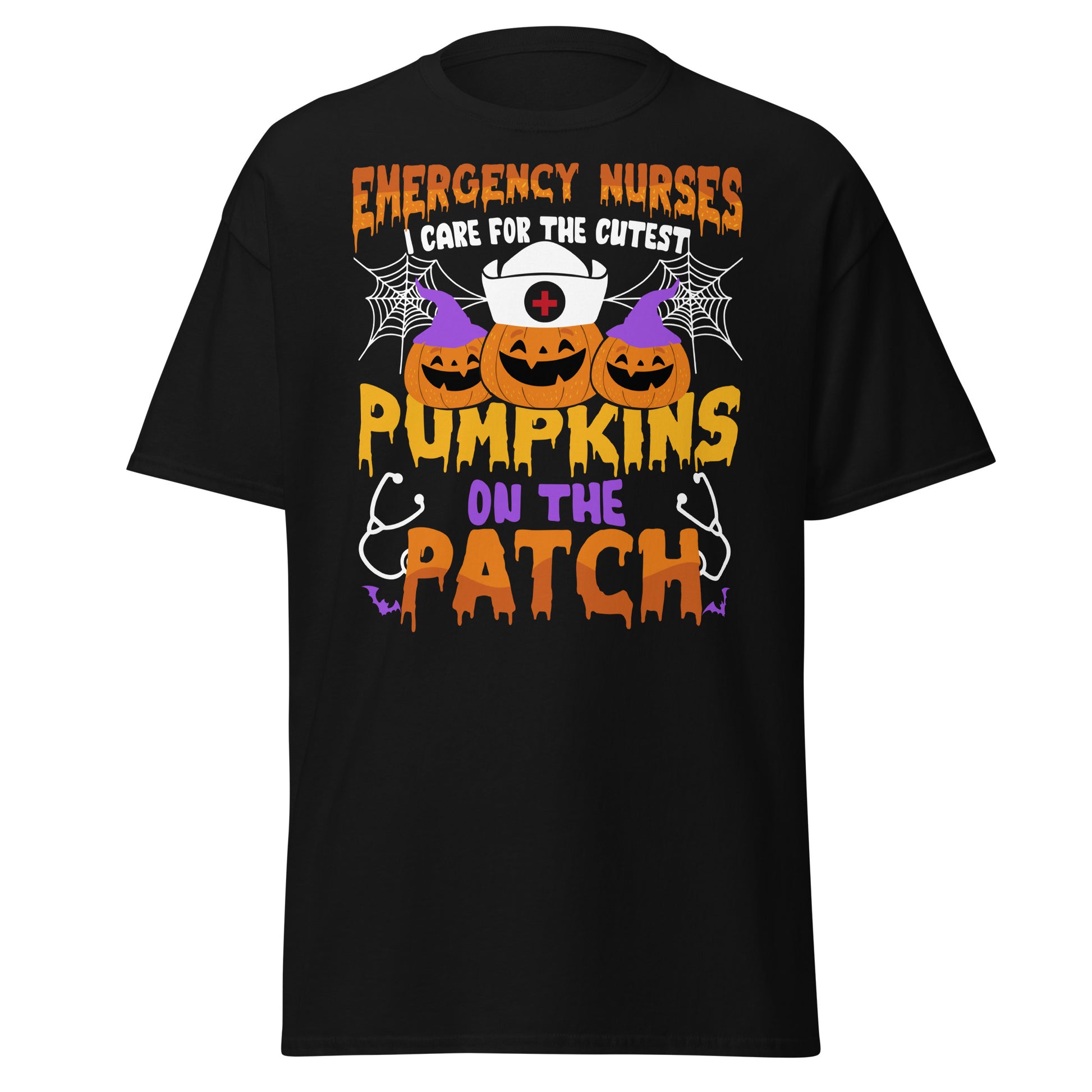 Nursing Spirits: Halloween Soft Tee - Caring for Cutest Pumpkins In The Patch