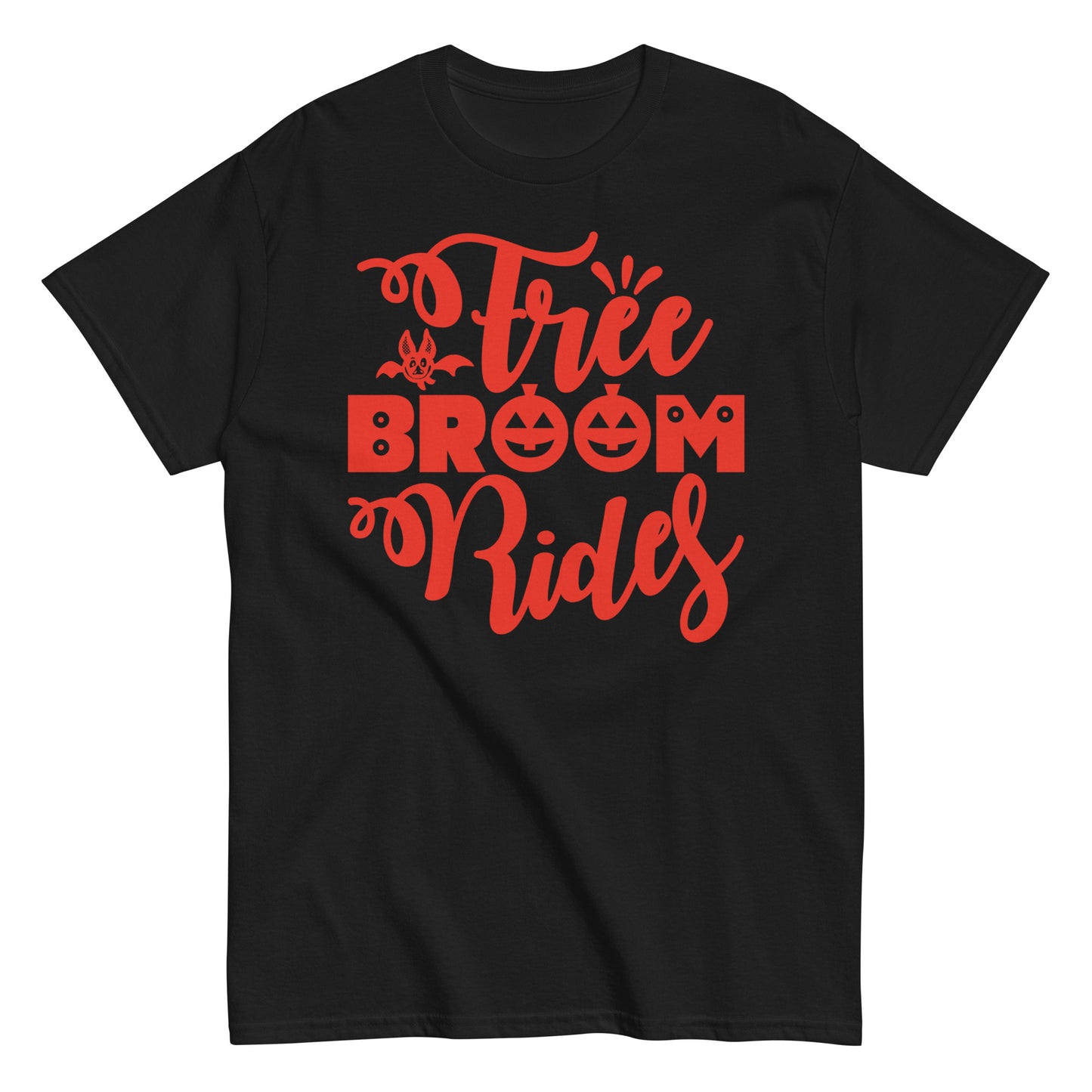 Fly into Fun, Halloween Soft Style Tee - Free Broom Rides