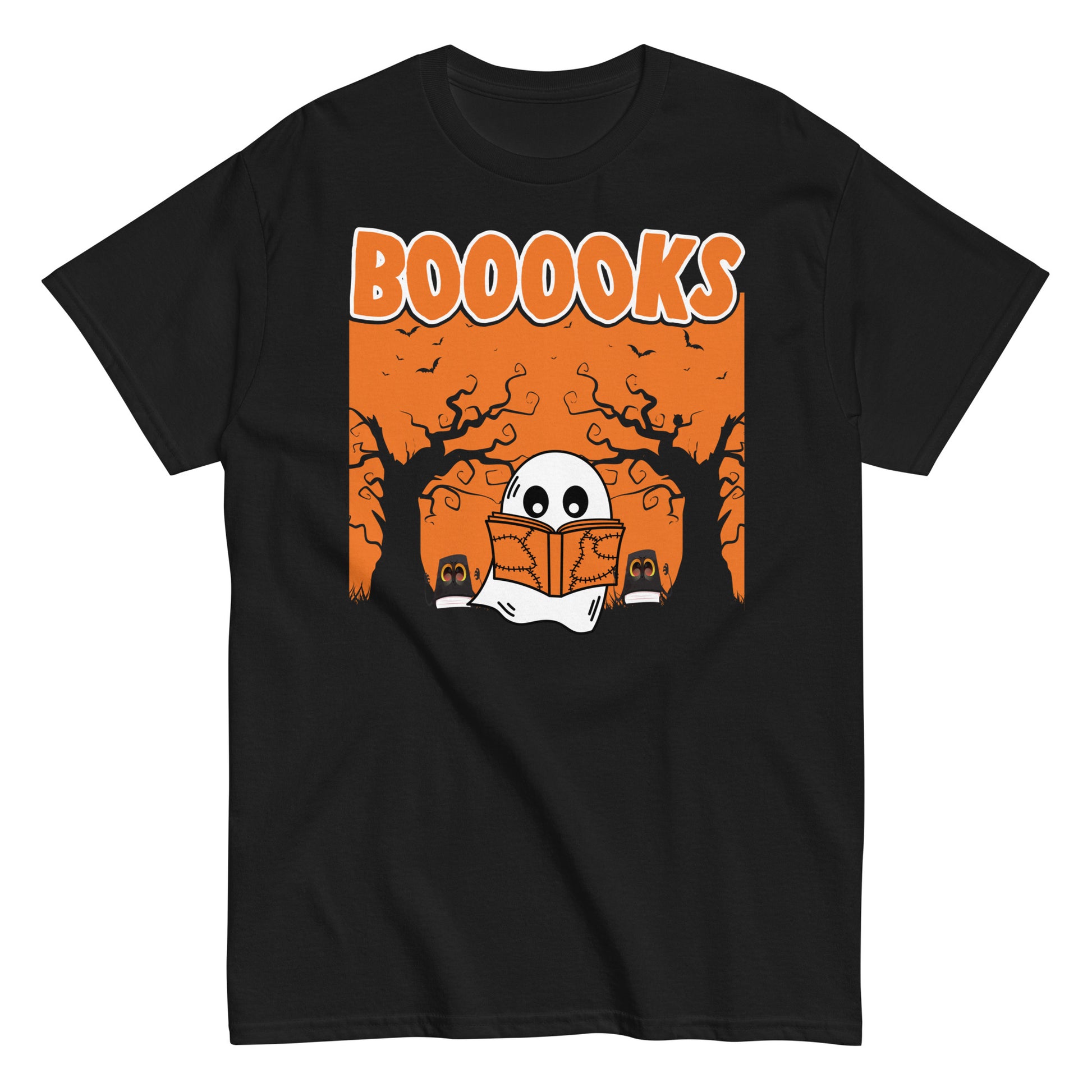 Halloween Books, Dive into Spooky Stories with Our Tee