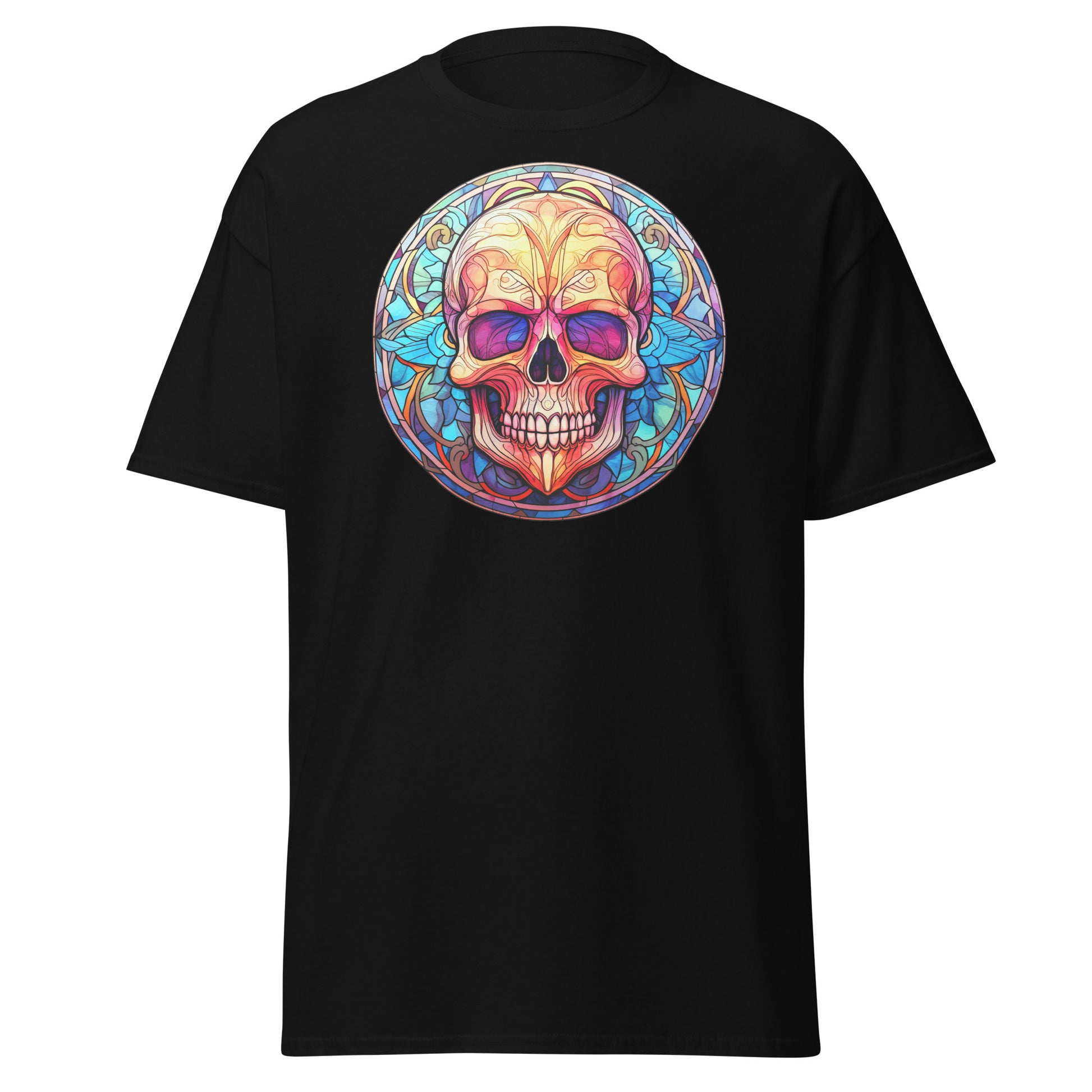 Frightful Elegance - Stained Glass Halloween Tee