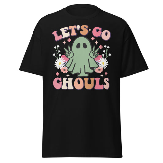 Let's go ghouls , Halloween Design Soft Style Heavy Cotton T-Shirt