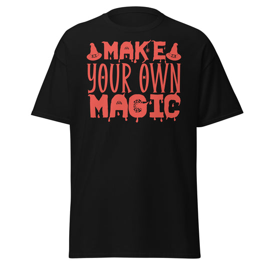 Make Your Own Magic , Halloween Design Soft Style Heavy Cotton T-Shirt