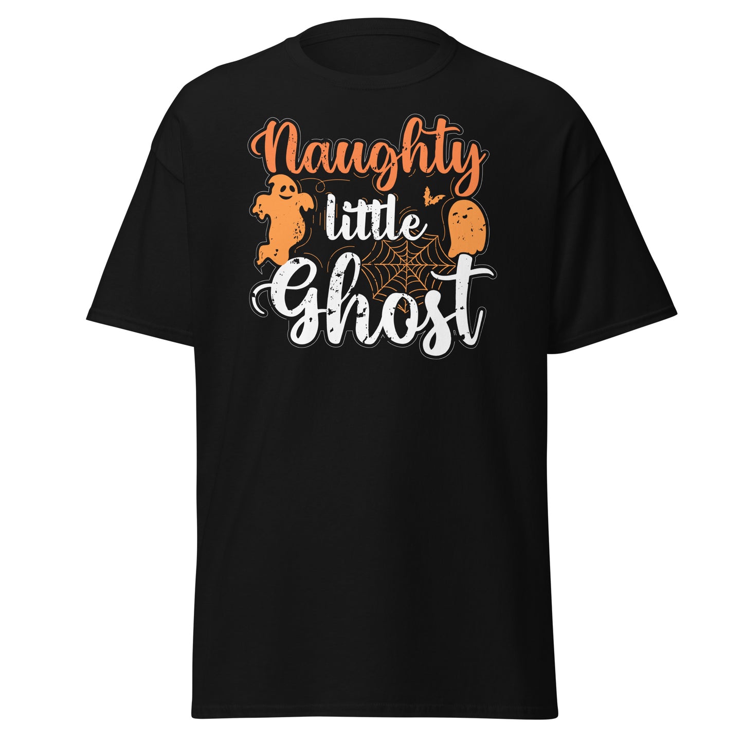 Naughty Little Goast, Halloween-Design, weiches T-Shirt aus schwerer Baumwolle