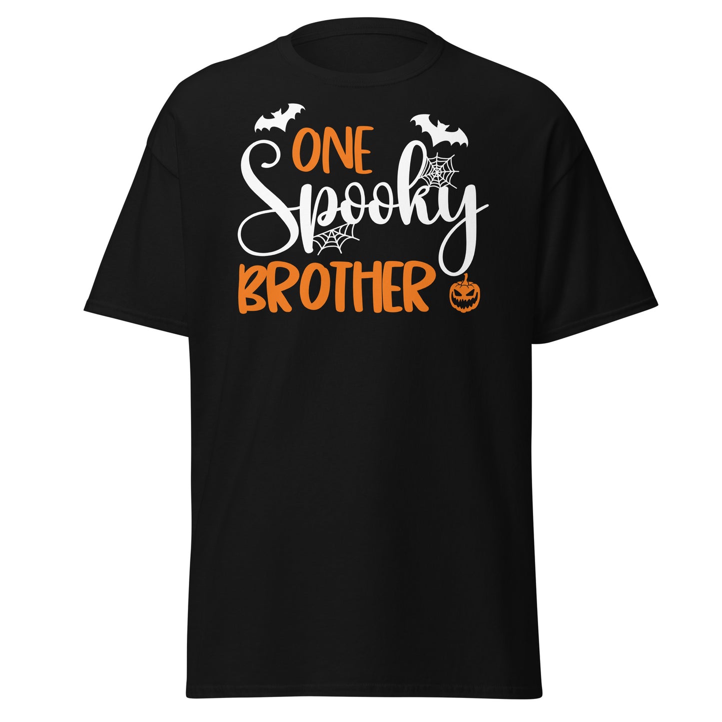 One Spooky Brother, camiseta de algodón pesado de estilo suave con diseño de Halloween