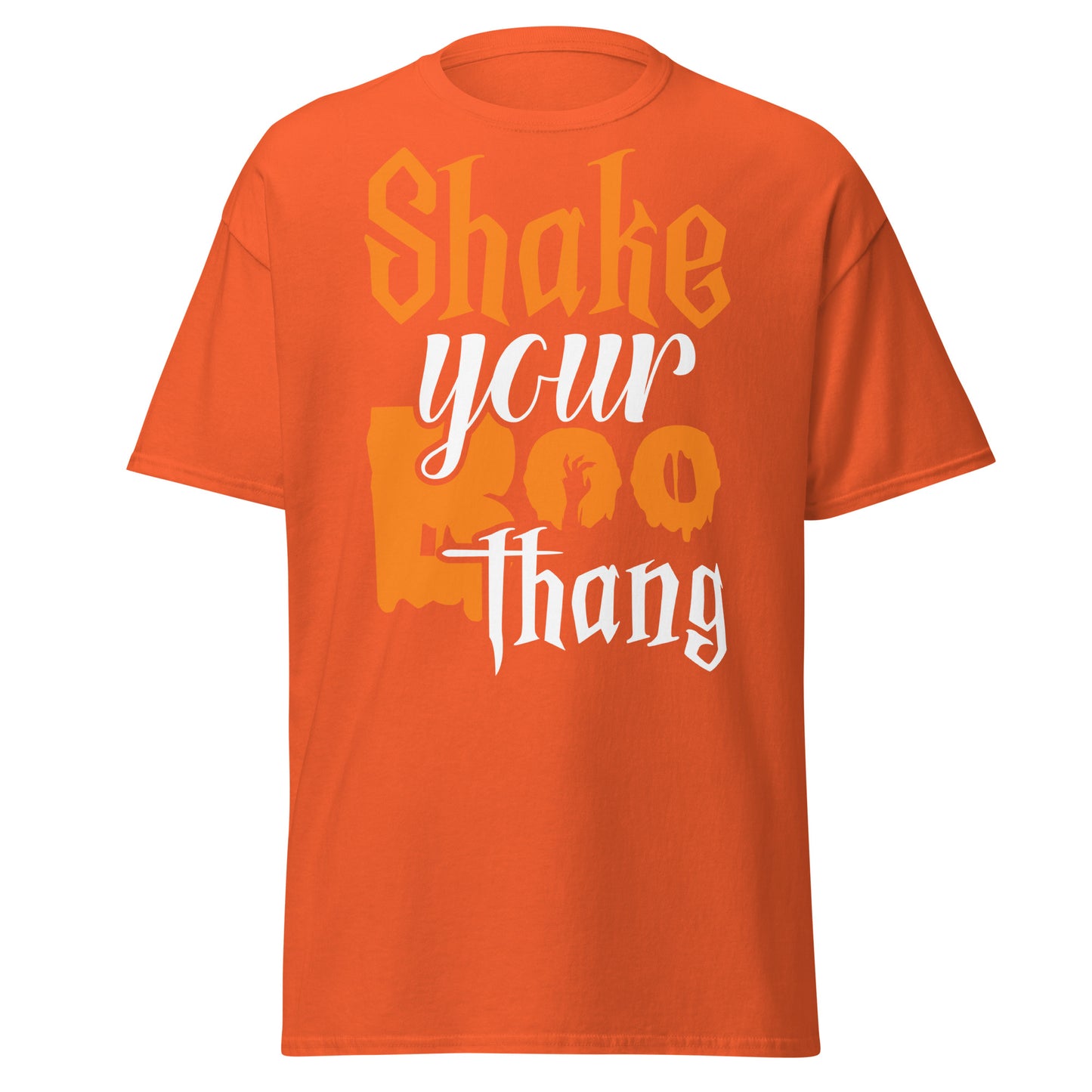 Shake Your Boo Thang, Halloween-Design, weiches T-Shirt aus schwerer Baumwolle