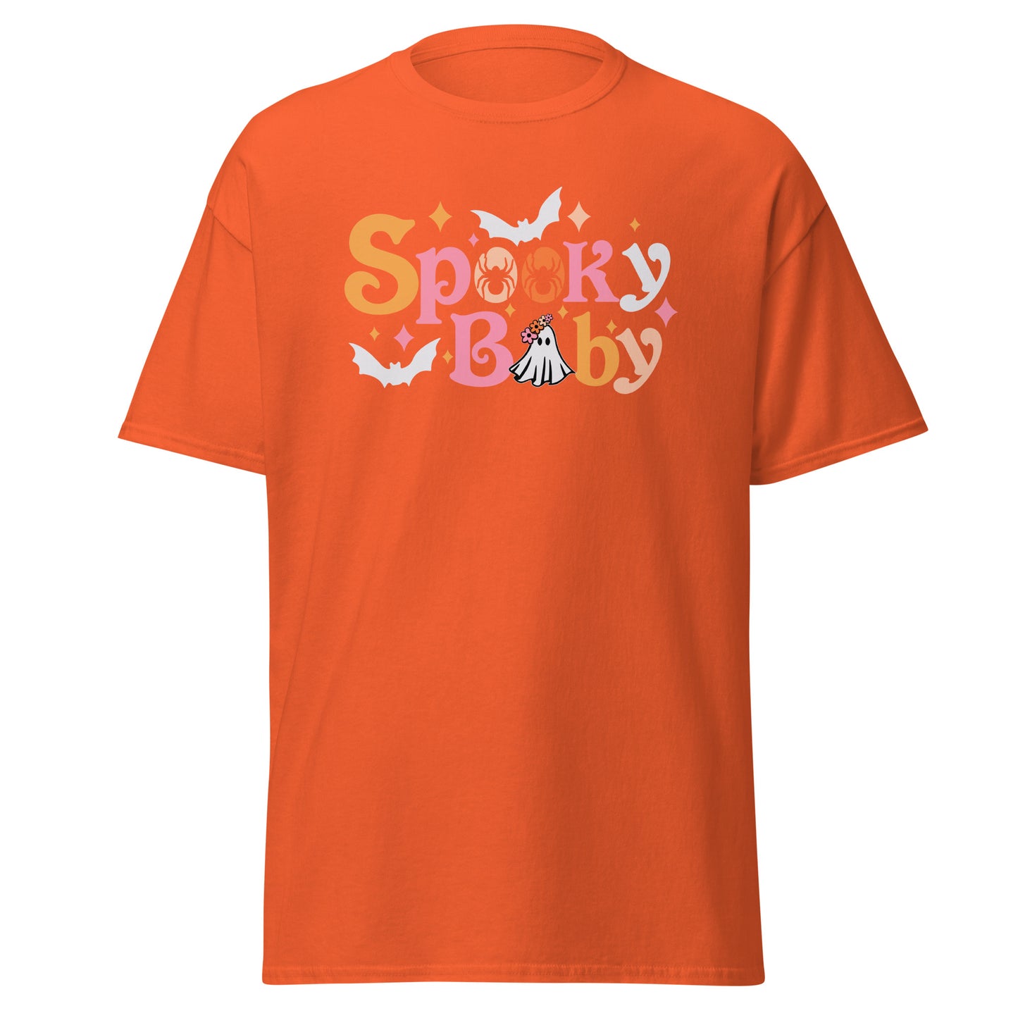 spooky baby , Halloween Design Soft Style Heavy Cotton T-Shirt