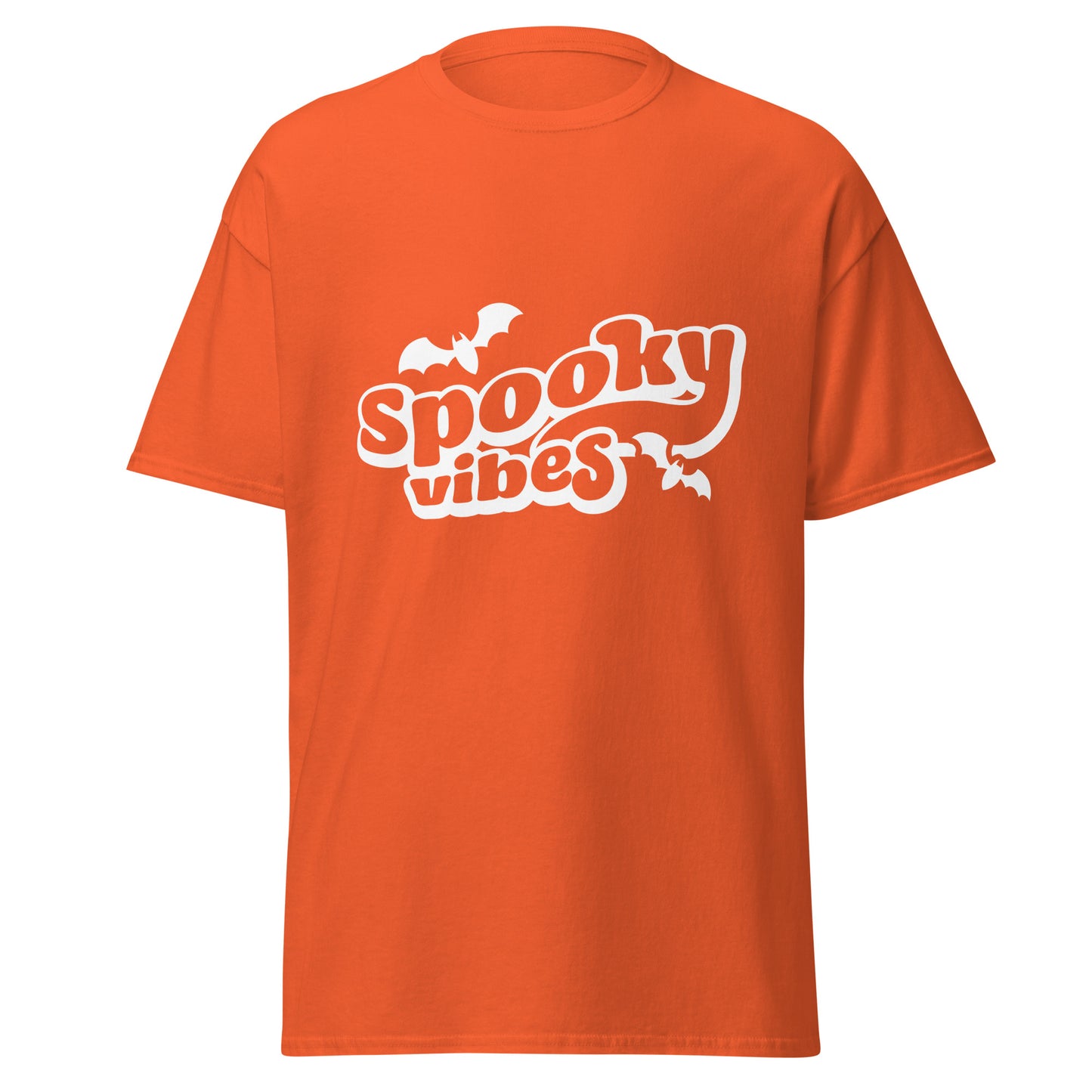 Spooky Vibes, Halloween-Design, weiches T-Shirt aus schwerer Baumwolle