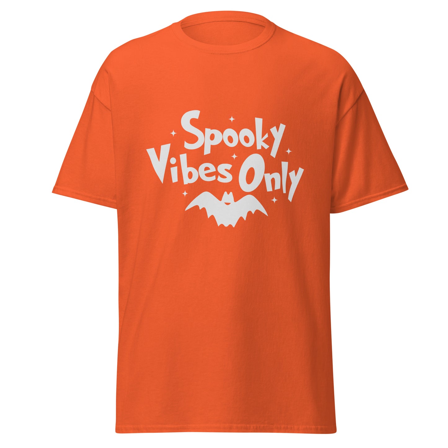 Spooky Vibes Only, camiseta de algodón pesado de estilo suave con diseño de Halloween