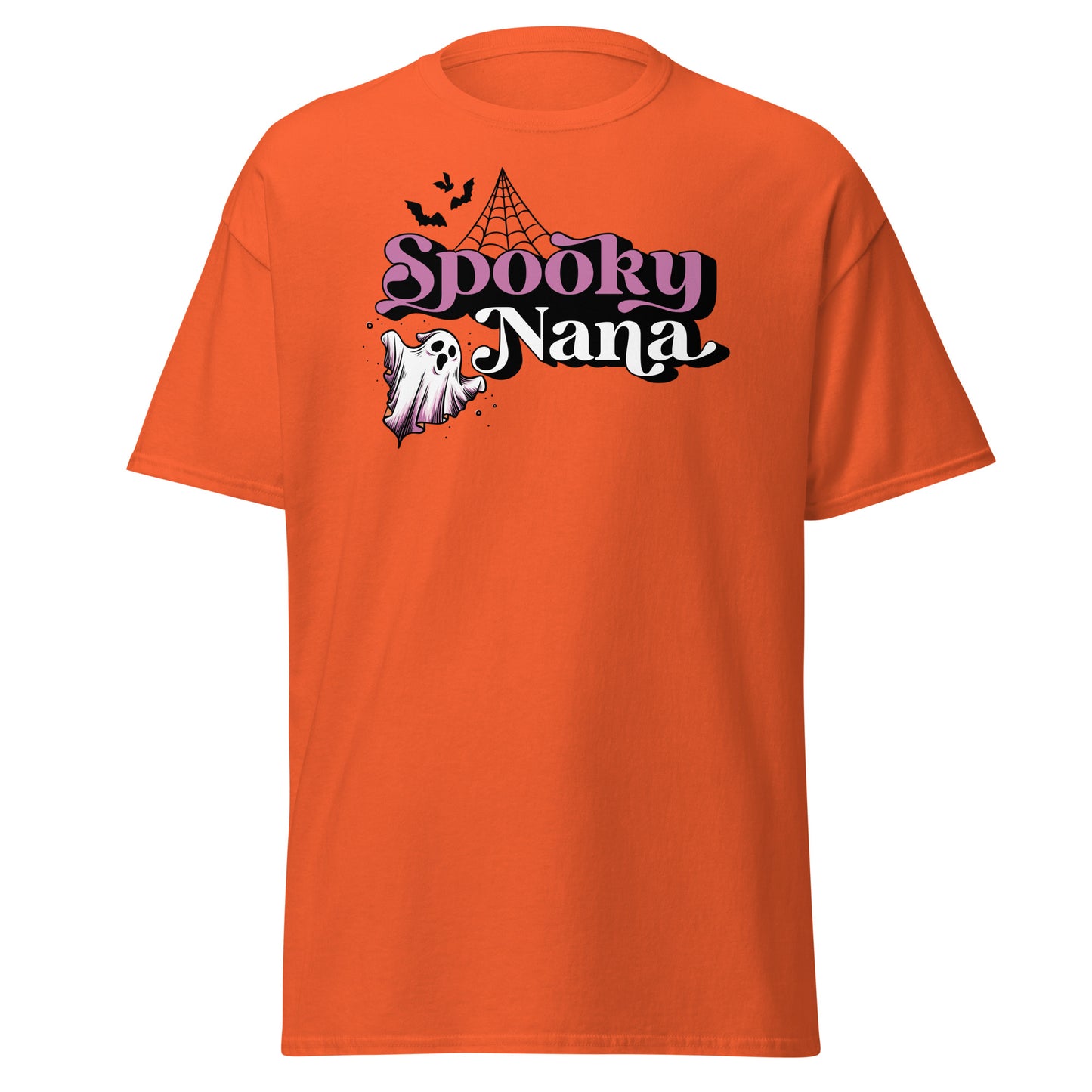 SPOOKY Nana , Halloween Design Soft Style Heavy Cotton T-Shirt