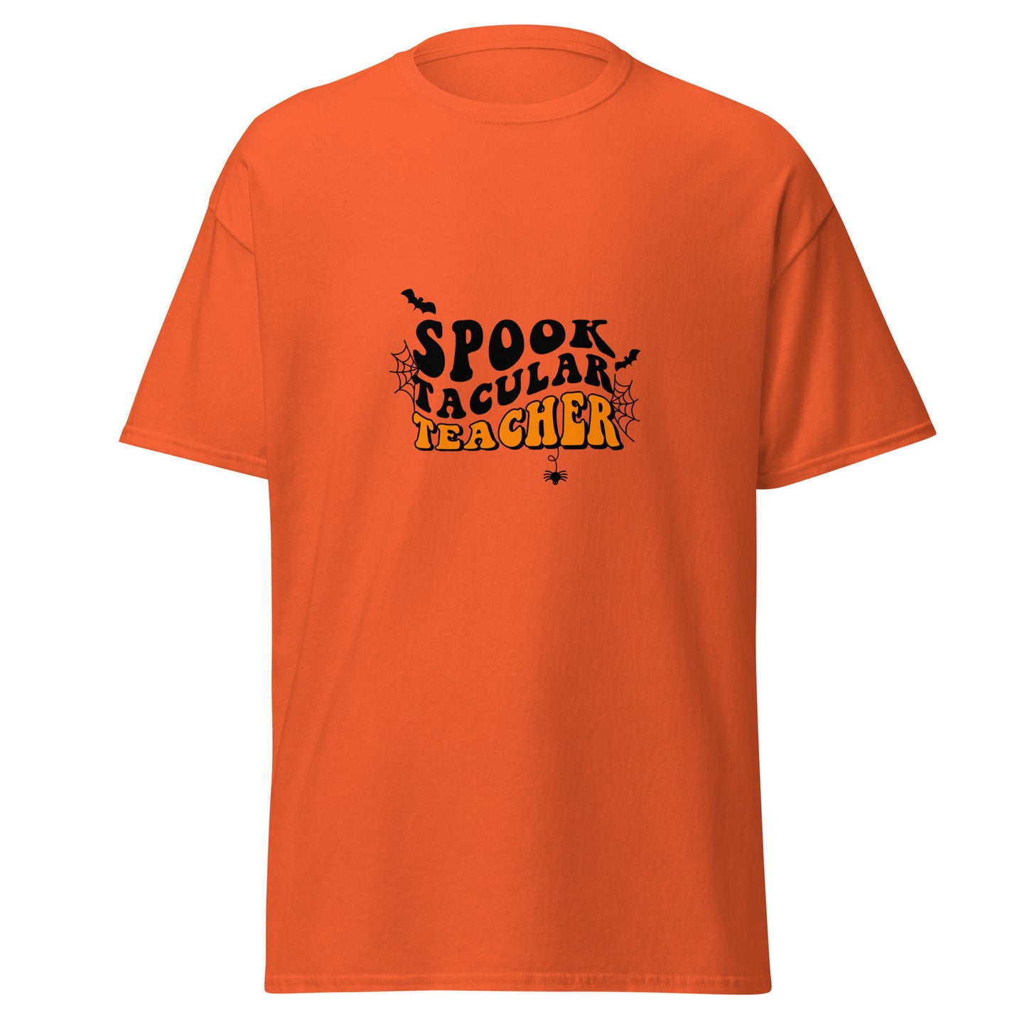 SPOOKYTACULAR TEACHER , Halloween Design Soft Style Heavy Cotton T-Shirt