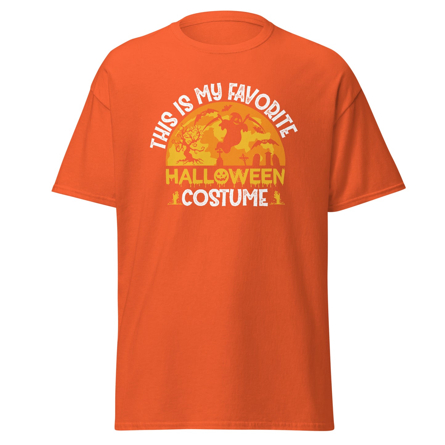 Este es mi disfraz de Halloween favorito, camiseta de algodón pesado de estilo suave con diseño de Halloween