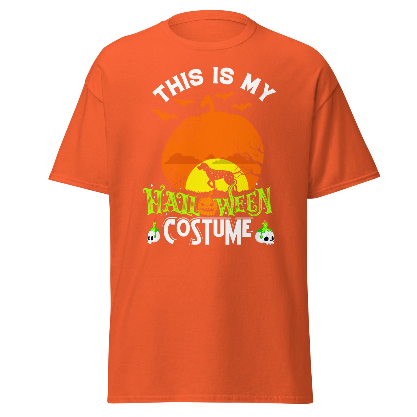 DAS IST MEIN HALLOWEEN-KOSTÜM, weiches T-Shirt aus schwerer Baumwolle im Halloween-Design