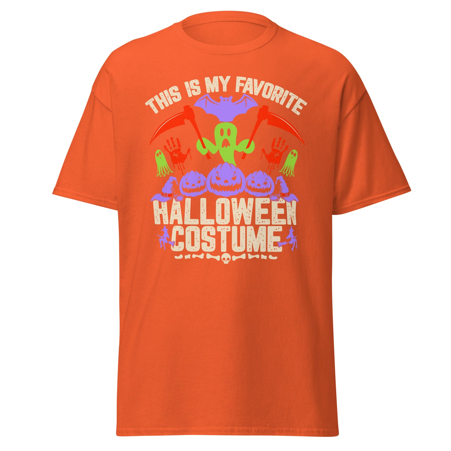 THIS IS MY FAVORITE HALLOWEEN COSTUME , Halloween Design Soft Style Heavy Cotton T-Shirt