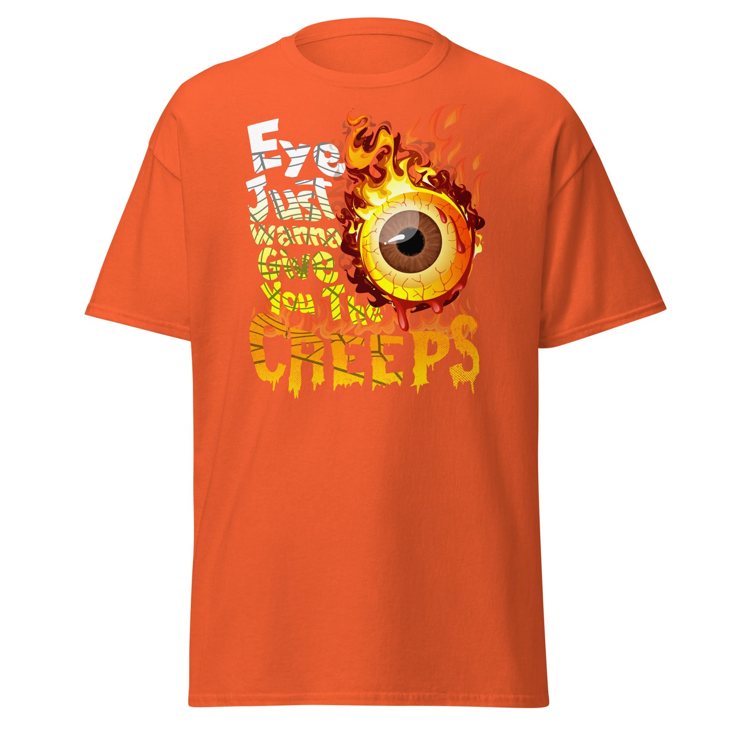 Halloween Graphic Tee - Creepy Eye Vibes