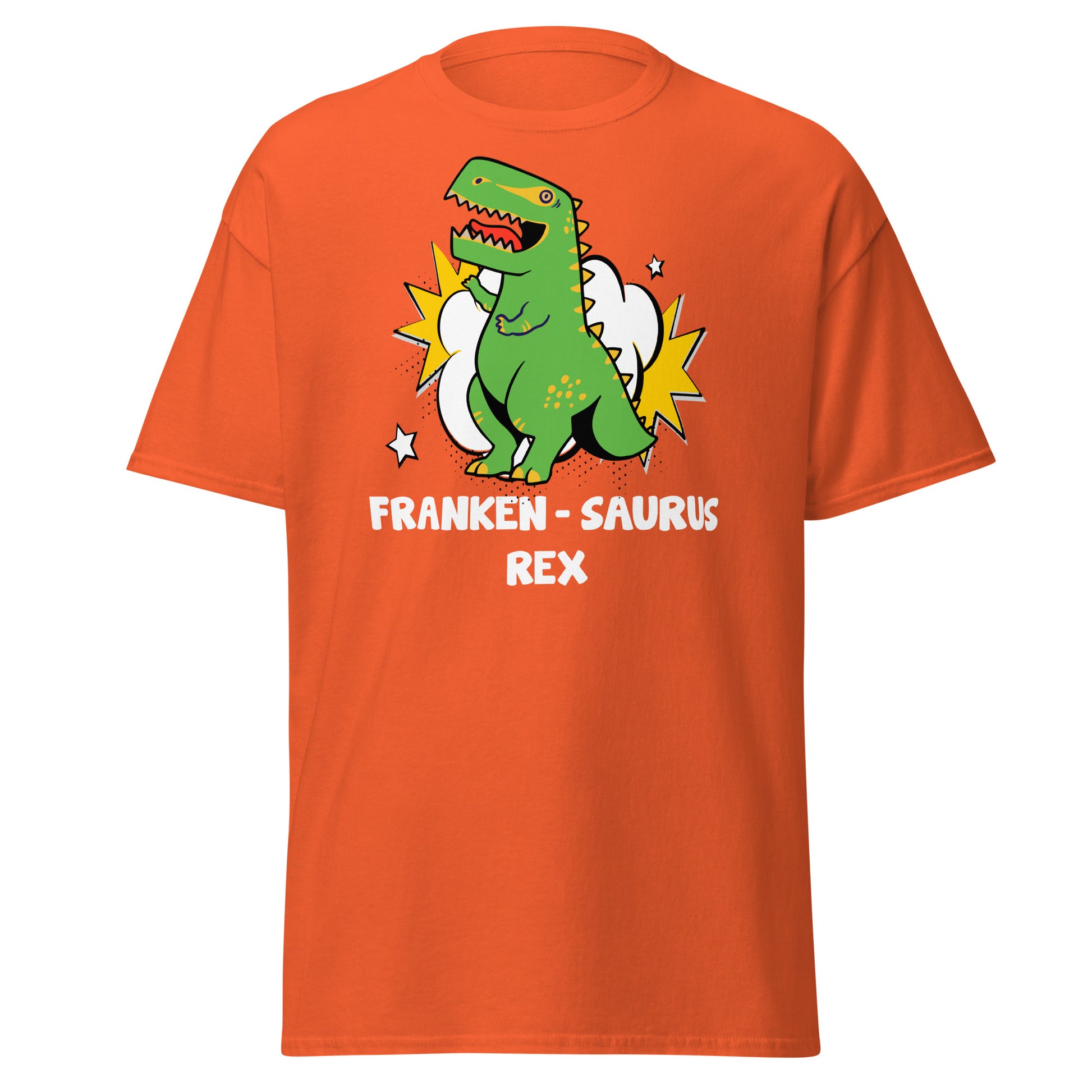 Franken Saurous Rex Halloween Tee - Unleash the Monstrous Fun 🎃🦖