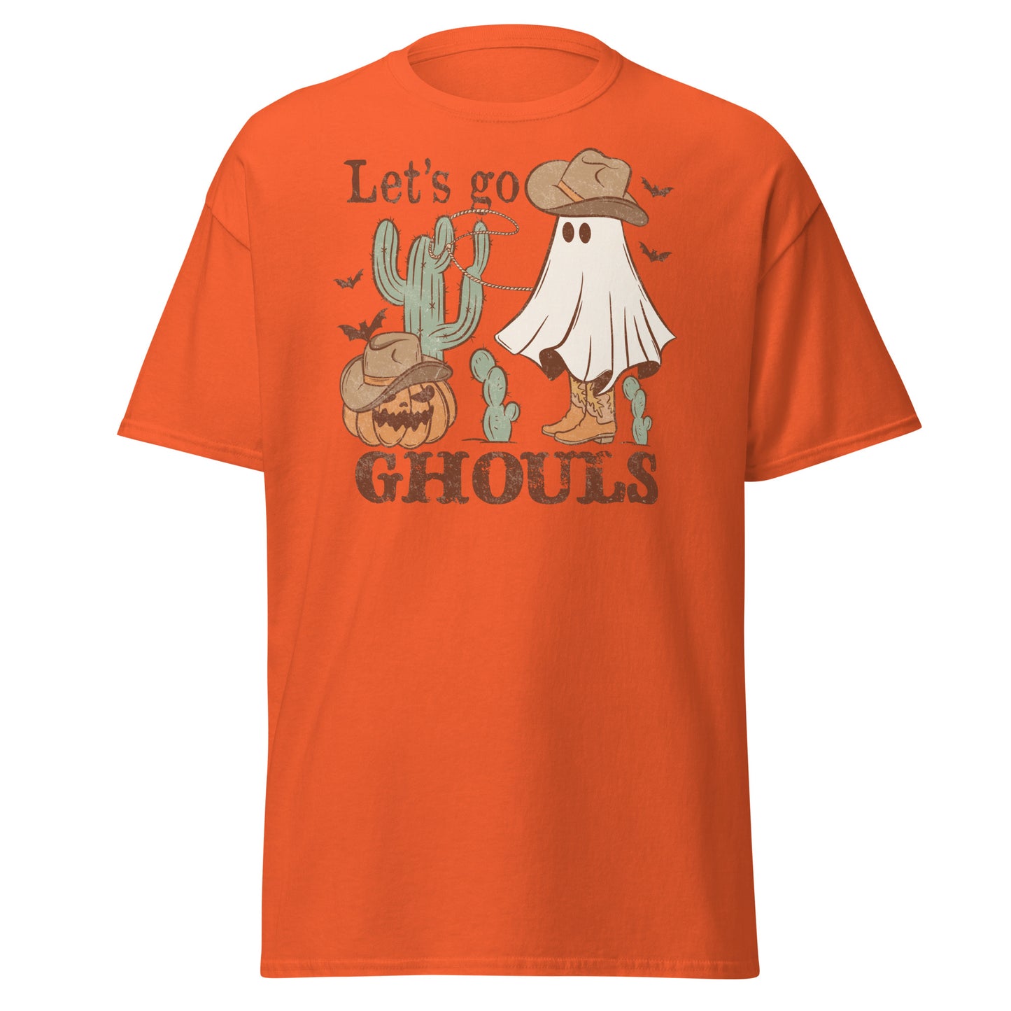 Let s go ghouls , Halloween Design Soft Style Heavy Cotton T-Shirt