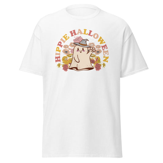 Hippie Halloween Goast, camiseta de estilo suave de Halloween