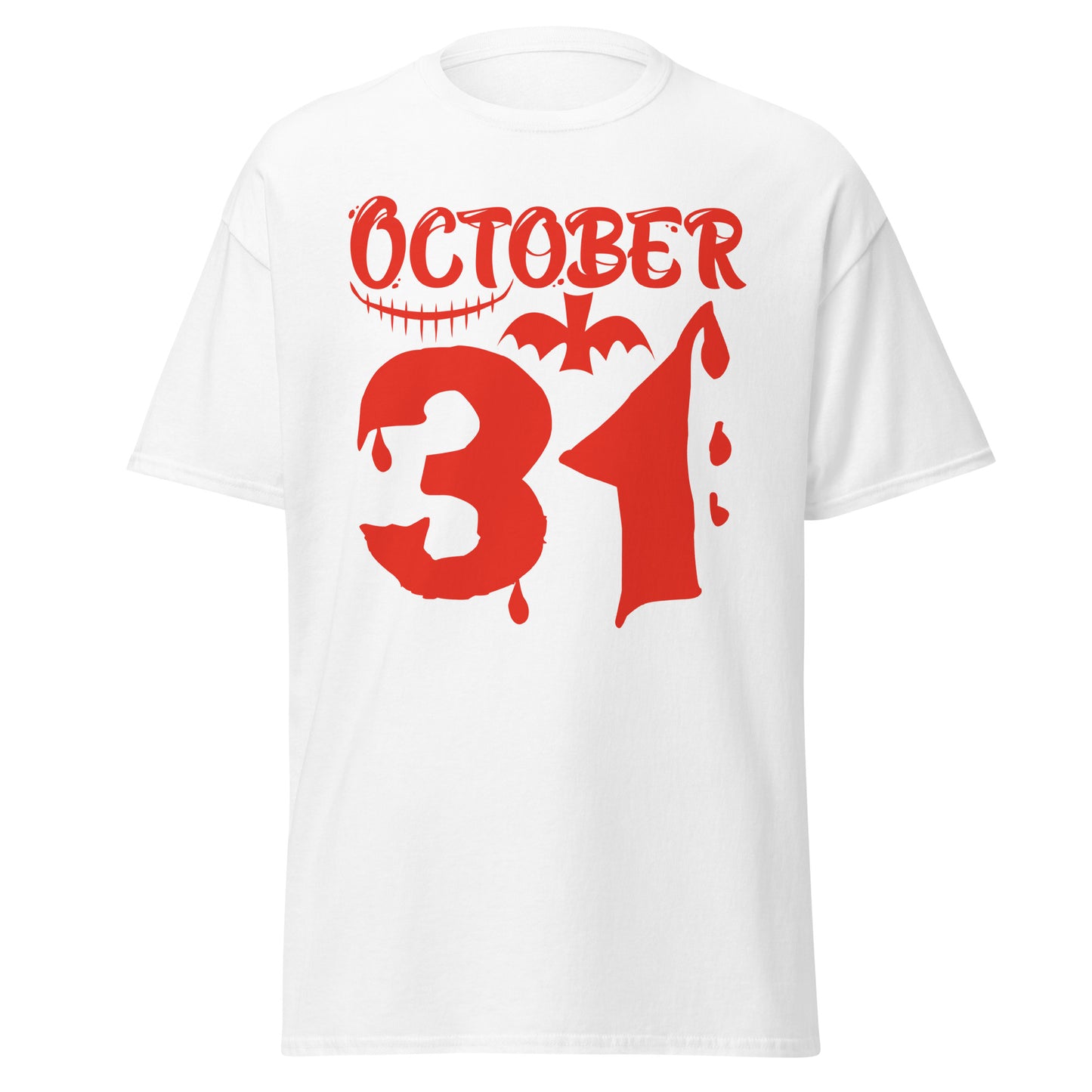 31 de octubre Diversión, diseño de Halloween Camiseta de algodón pesado de estilo suave