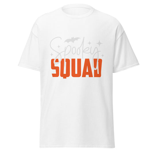 Spooky Squad, camiseta de algodón pesado de estilo suave con diseño de Halloween