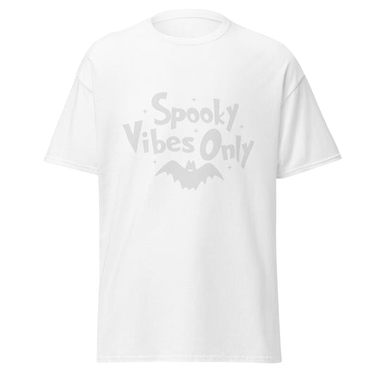 Spooky Vibes Only, Halloween-Design, weiches T-Shirt aus schwerer Baumwolle