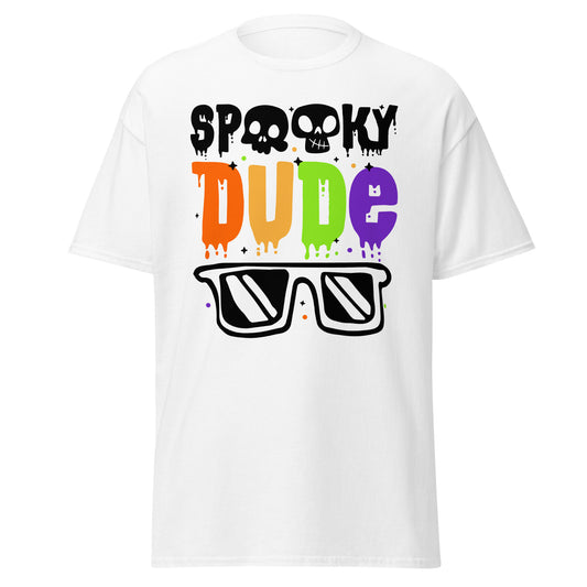 Spooky Dude , Halloween Design Soft Style Heavy Cotton T-Shirt