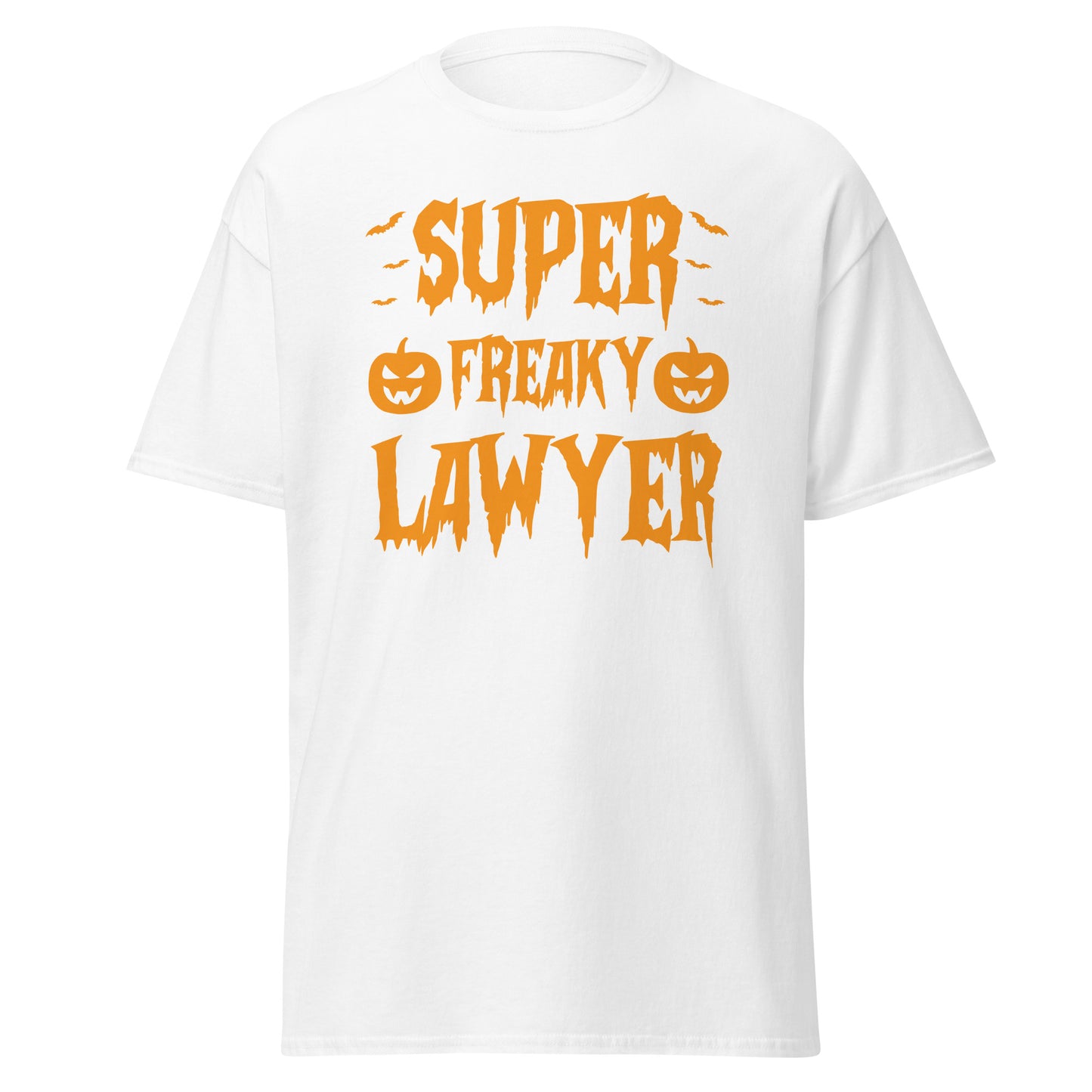 Super Freaky Lawyer, camiseta de algodón pesado de estilo suave con diseño de Halloween