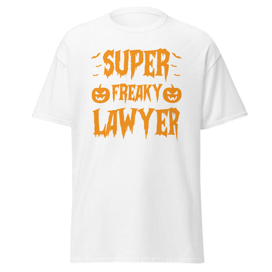 Super Freaky Lawyer , Halloween Design Soft Style Heavy Cotton T-Shirt