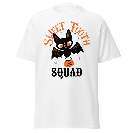 Sweet Tooth Squad, camiseta de algodón pesado de estilo suave con diseño de Halloween